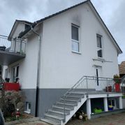 Fassadenanstrich Einfamilienhaus mit Funktionsfarbe