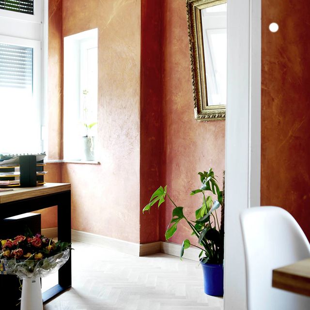 Beispiel für hochwertigen Designboden im Wohnzimmer